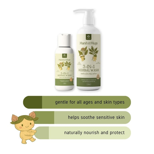 Marsh and Mugs 3-in-1 Herbal Wash (100ml)