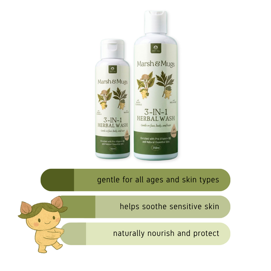Marsh and Mugs 3-in-1 Herbal Wash (100ml)