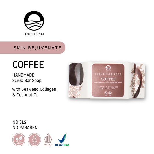 COFFEE - Seaweed Scrub Bar Soap (120gr)