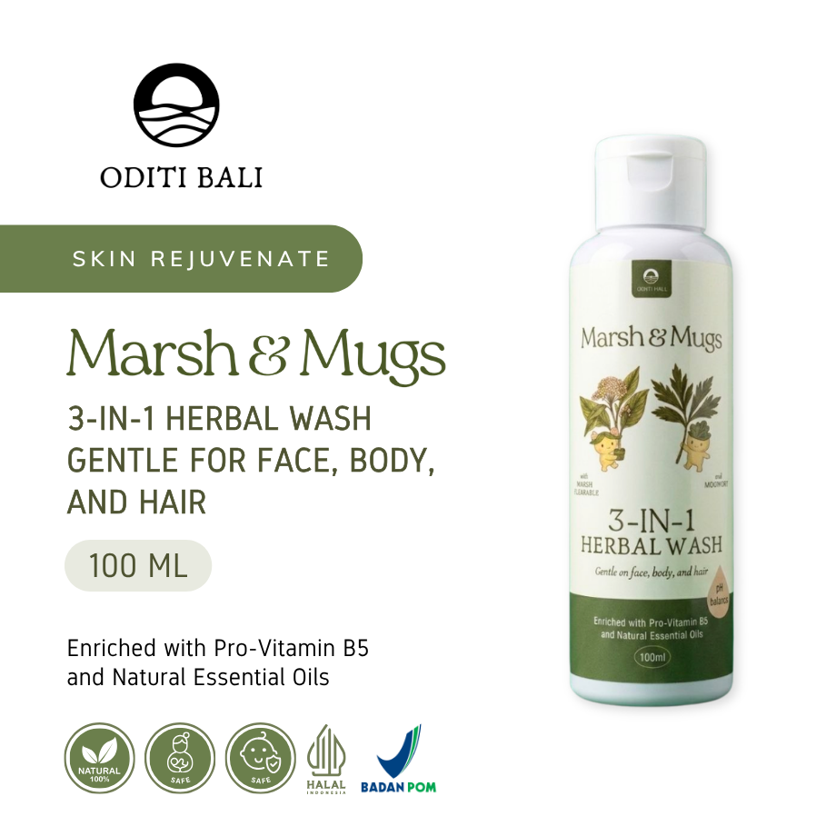 Marsh and Mugs 3-in-1 Herbal Wash (100ml)