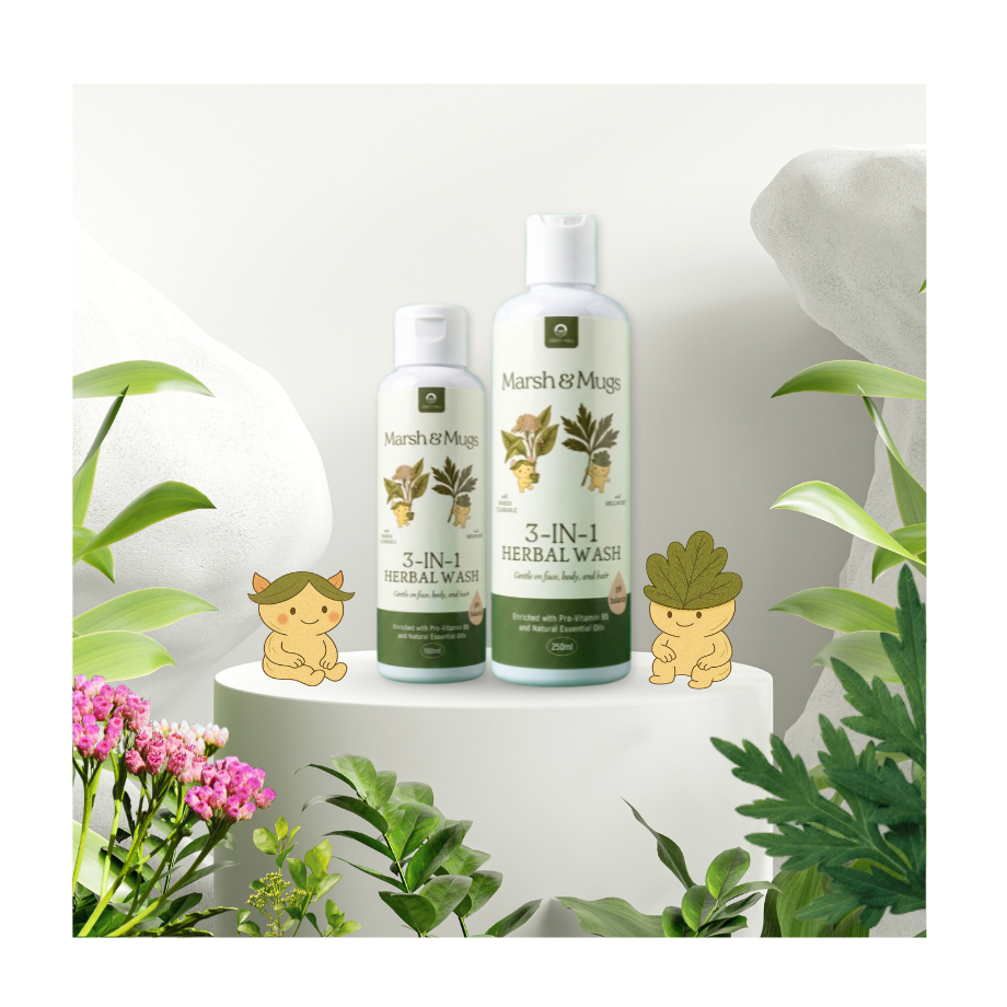 Marsh and Mugs 3-in-1 Herbal Wash (250ml)